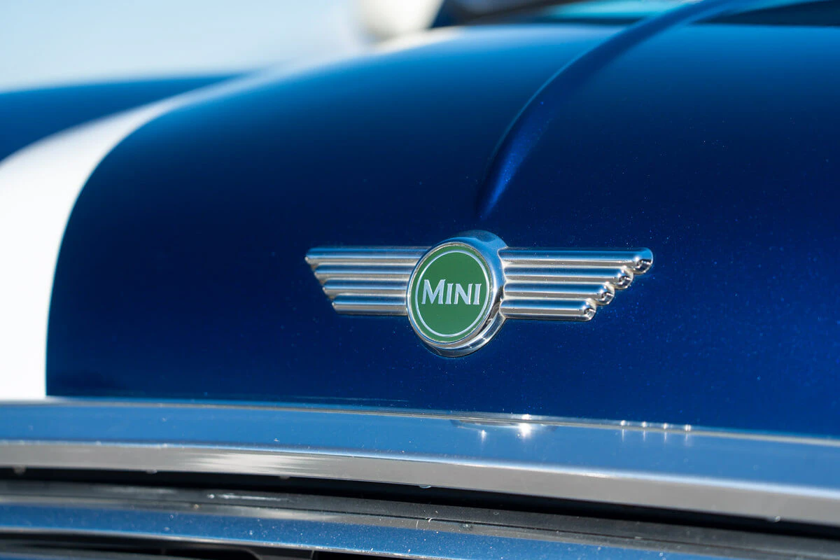 rover mini cooper tahitian blue
