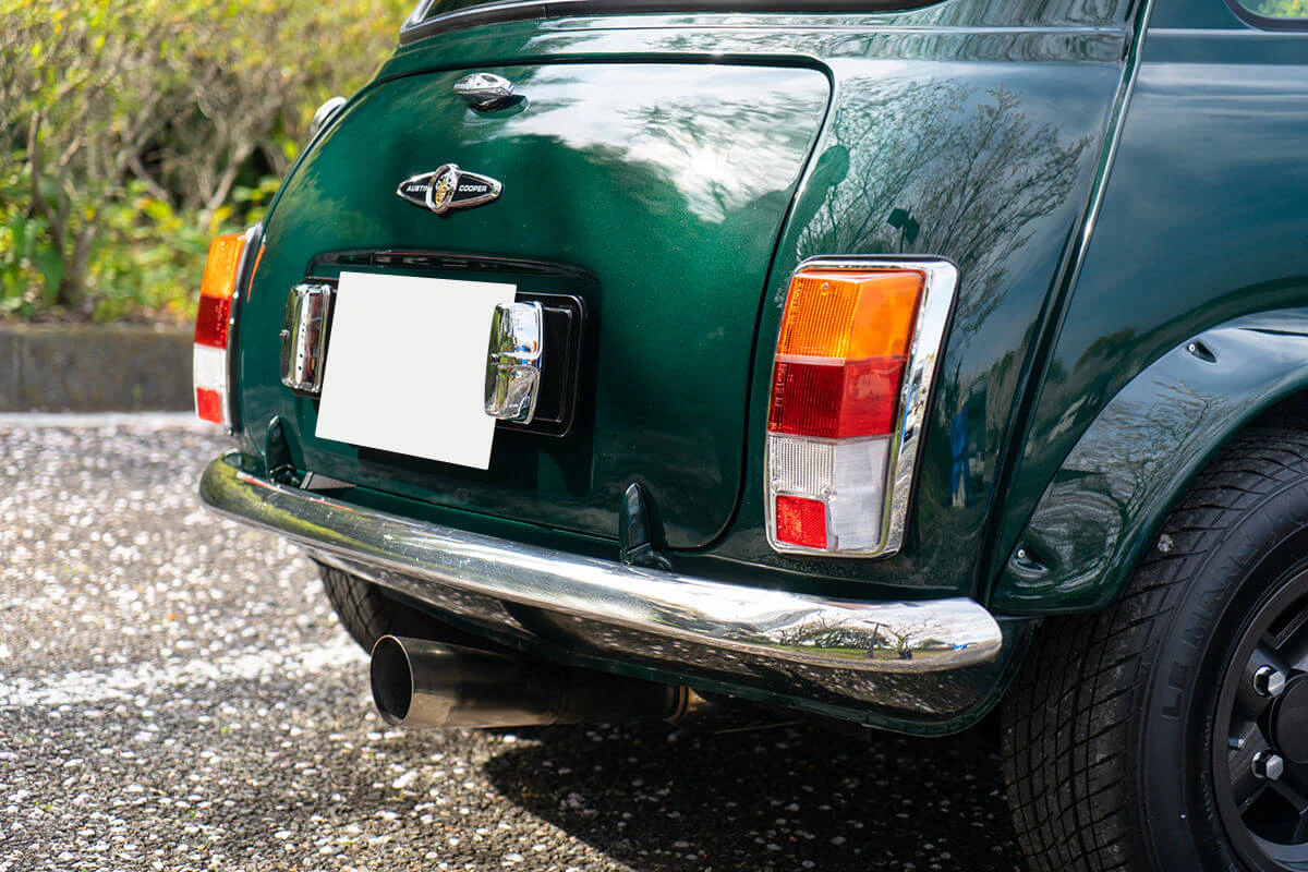 rover mini cooper 1.3i racing green