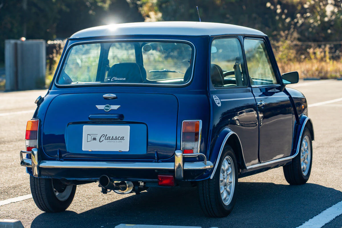 rover mini cooper tahitian blue