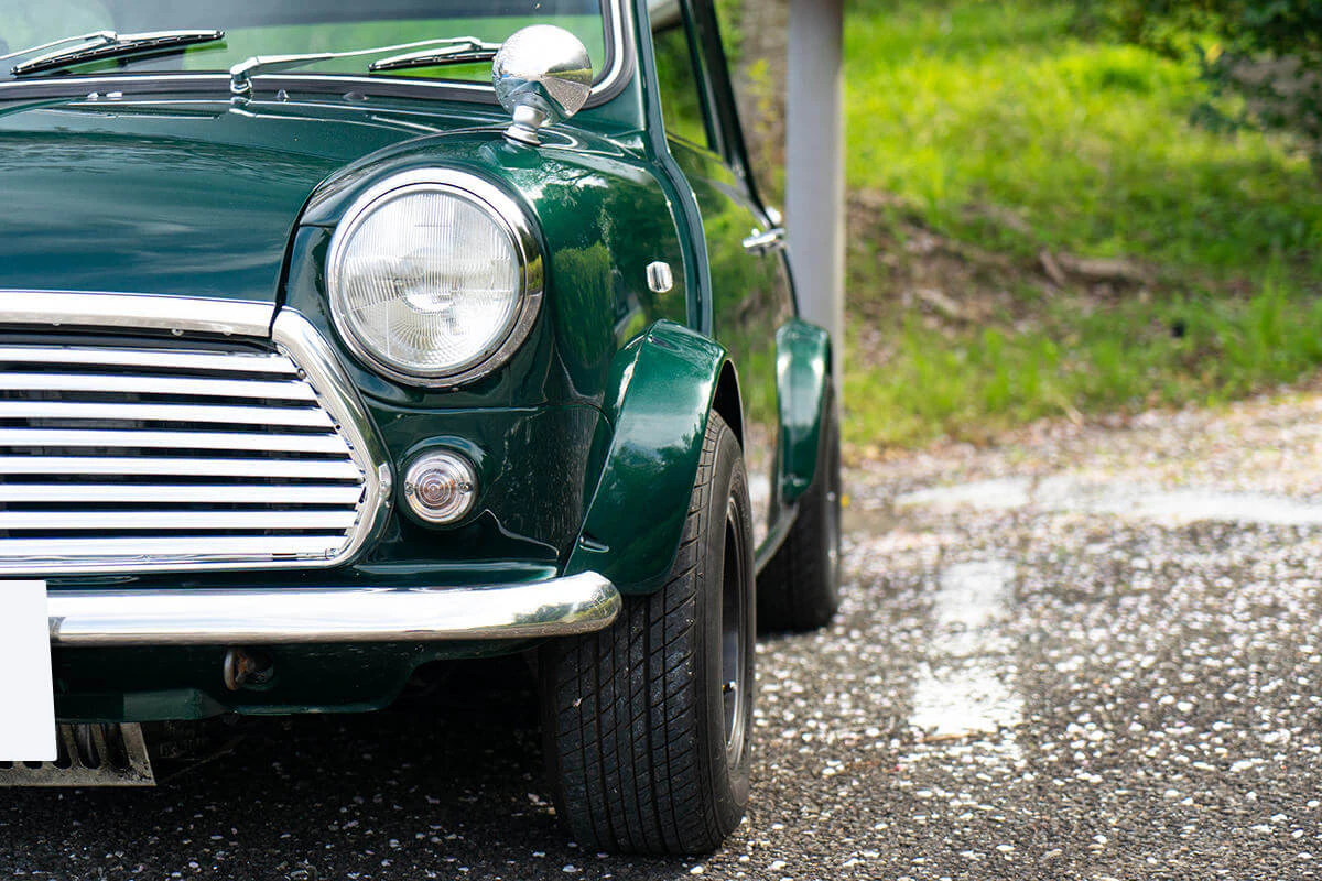 rover mini cooper 1.3i racing green
