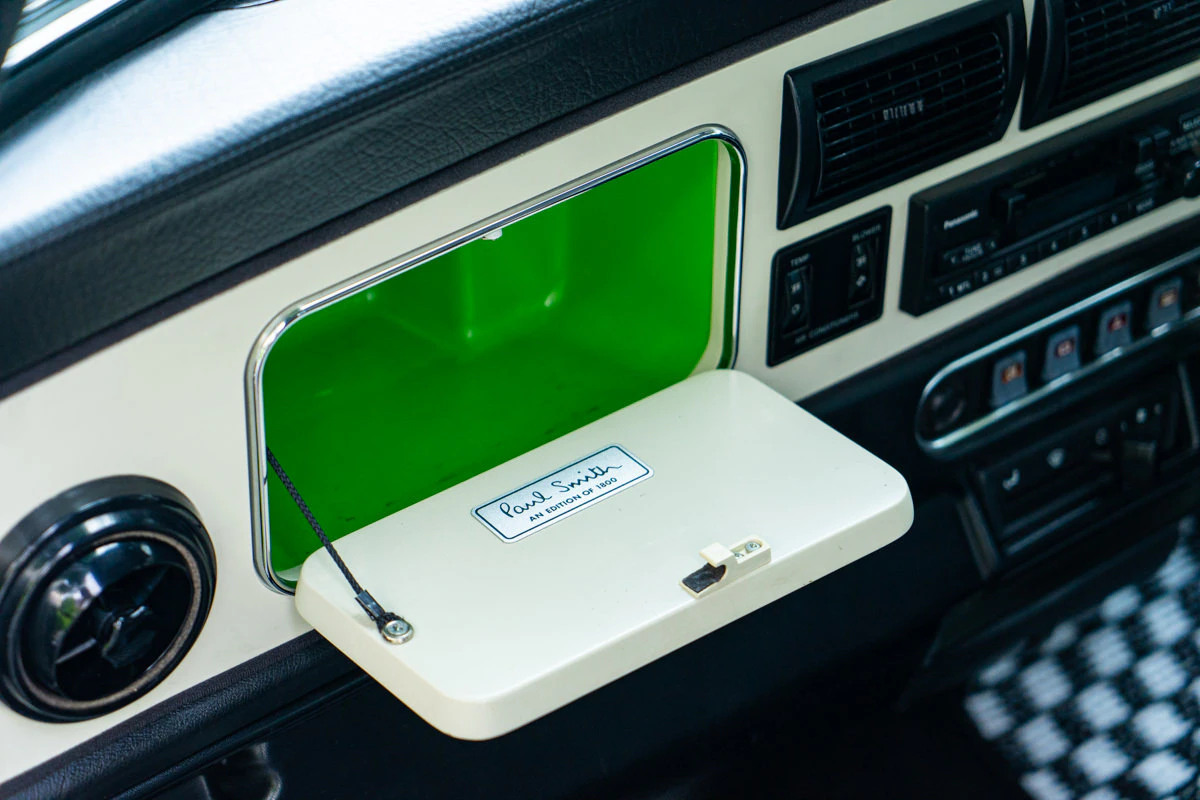 rover mini paul smith white