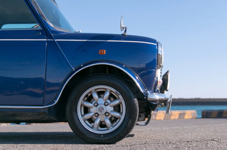 rover mini cooper tahiti blue
