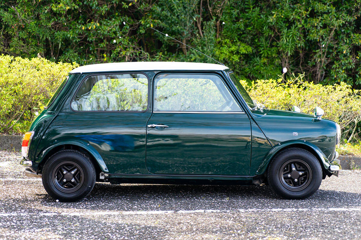 rover mini cooper 1.3i racing green