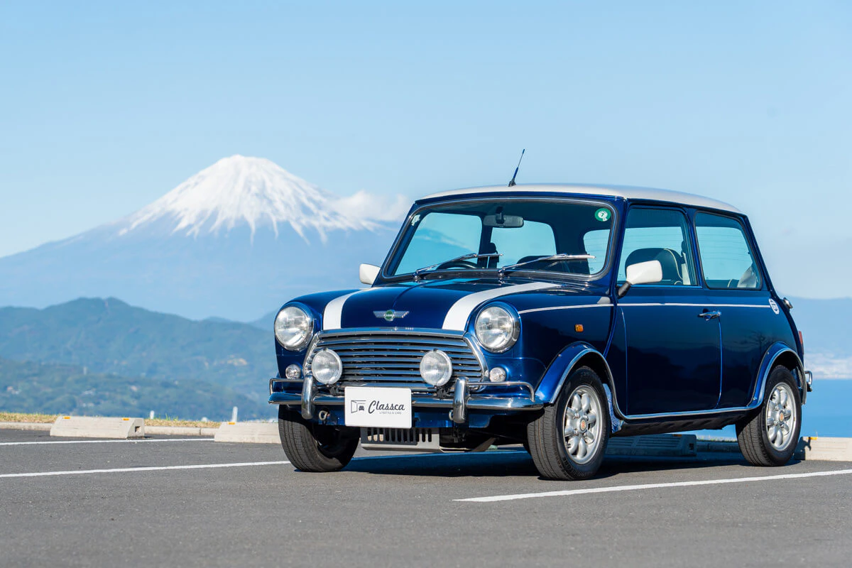 rover mini cooper tahitian blue