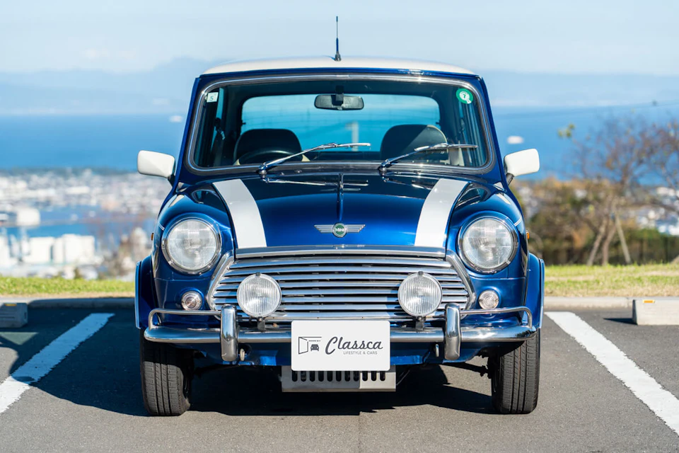 rover mini cooper tahitian blue