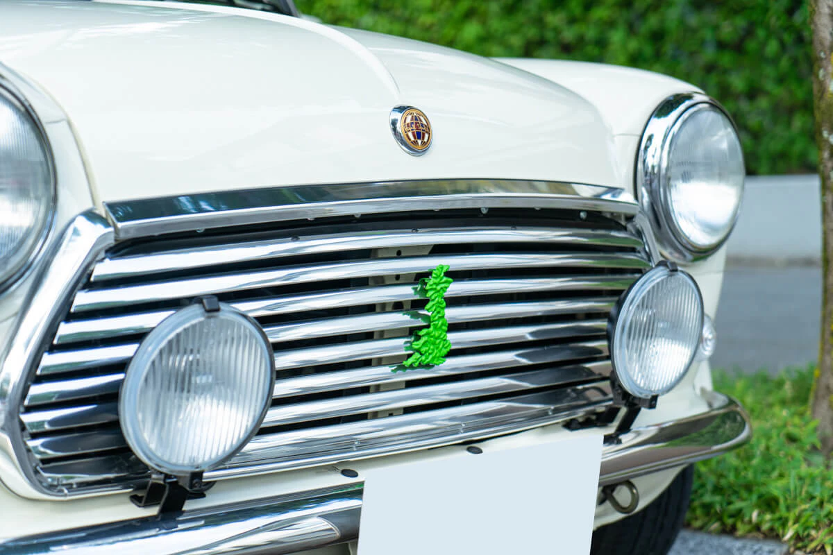 rover mini paul smith white