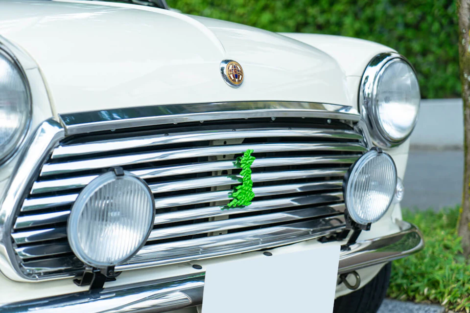 rover mini paul smith white