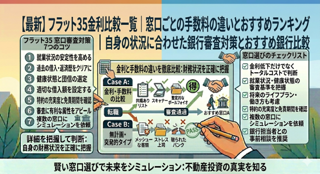 【最新】フラット35金利比較一覧｜窓口ごとの手数料の違いとおすすめランキング