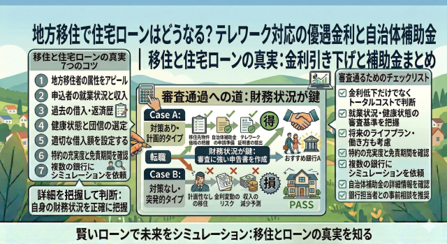 地方移住で住宅ローンはどうなる？テレワーク対応の優遇金利と自治体補助金