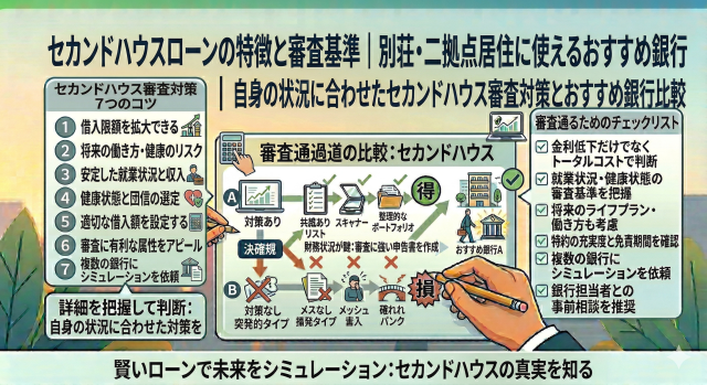 セカンドハウスローンの特徴と審査基準｜別荘・二拠点居住に使えるおすすめ銀行