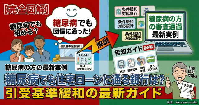 糖尿病で住宅ローンに通る銀行はどこ？引受基準緩和の最新ガイド