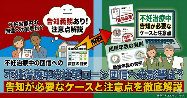不妊治療中の住宅ローン団信への影響は？告知が必要なケースと注意点