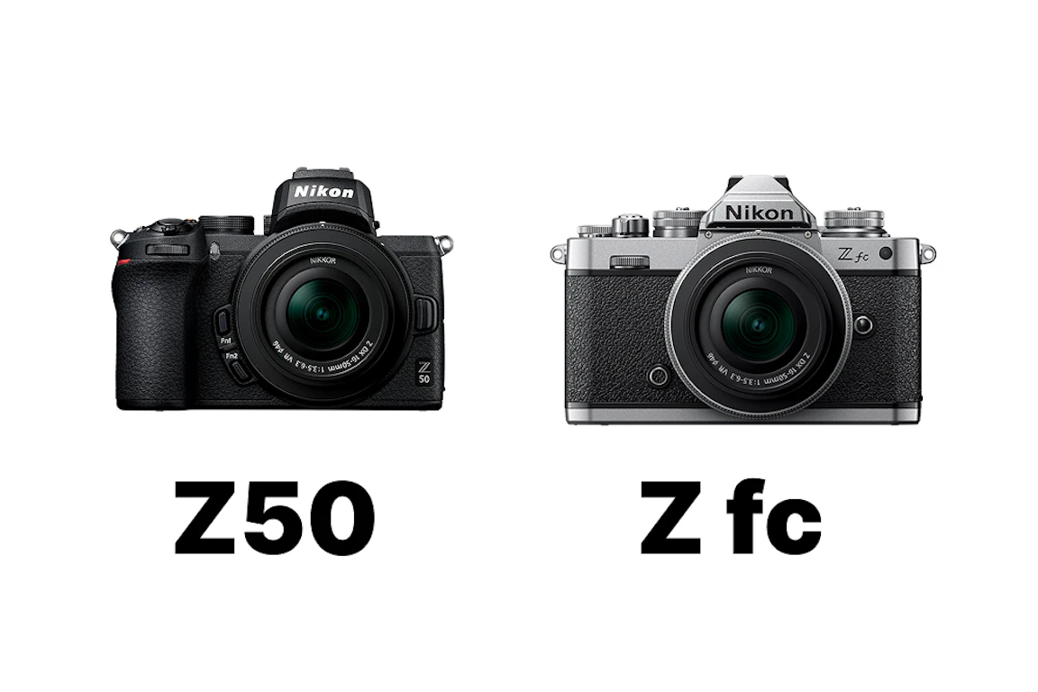 Nikon Z50とNikon Z fcを徹底比較！どっちを選ぶ？違い・選び方を撮影スタイル別に解説
