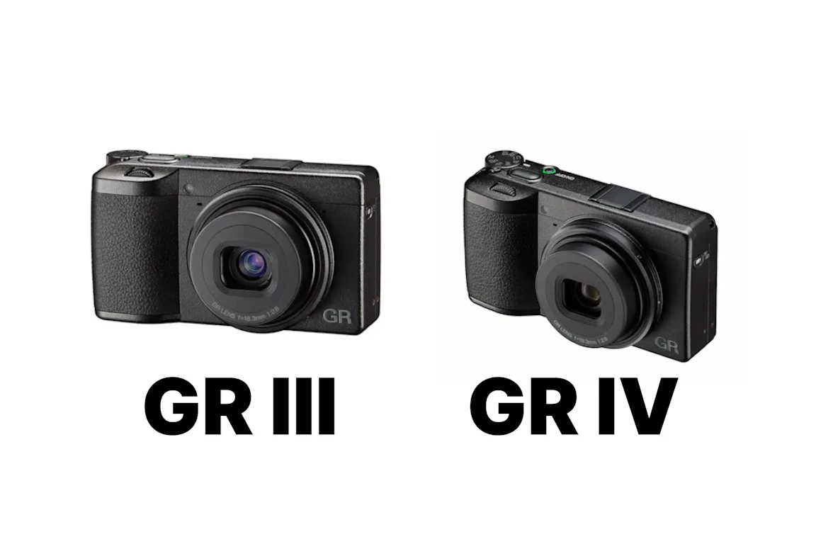 RICOH GR IIIとRICOH GR IVを徹底比較!画質・AF・手ブレ補正・価格の違い