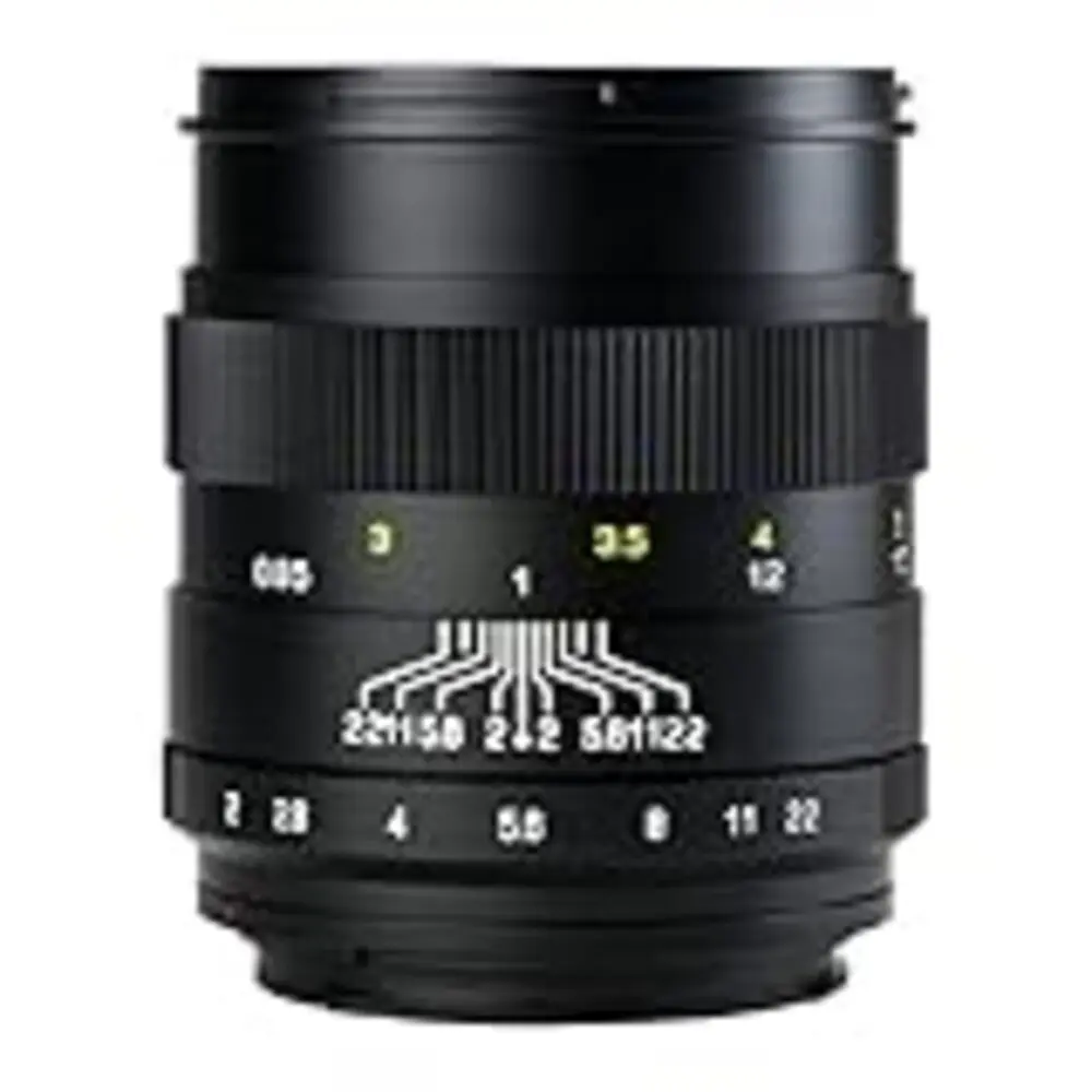 中一光学 CREATOR 85mm F2 ニコンF 美品 シルバー 中一光学 CREATOR 85mm F2 ニコン用 