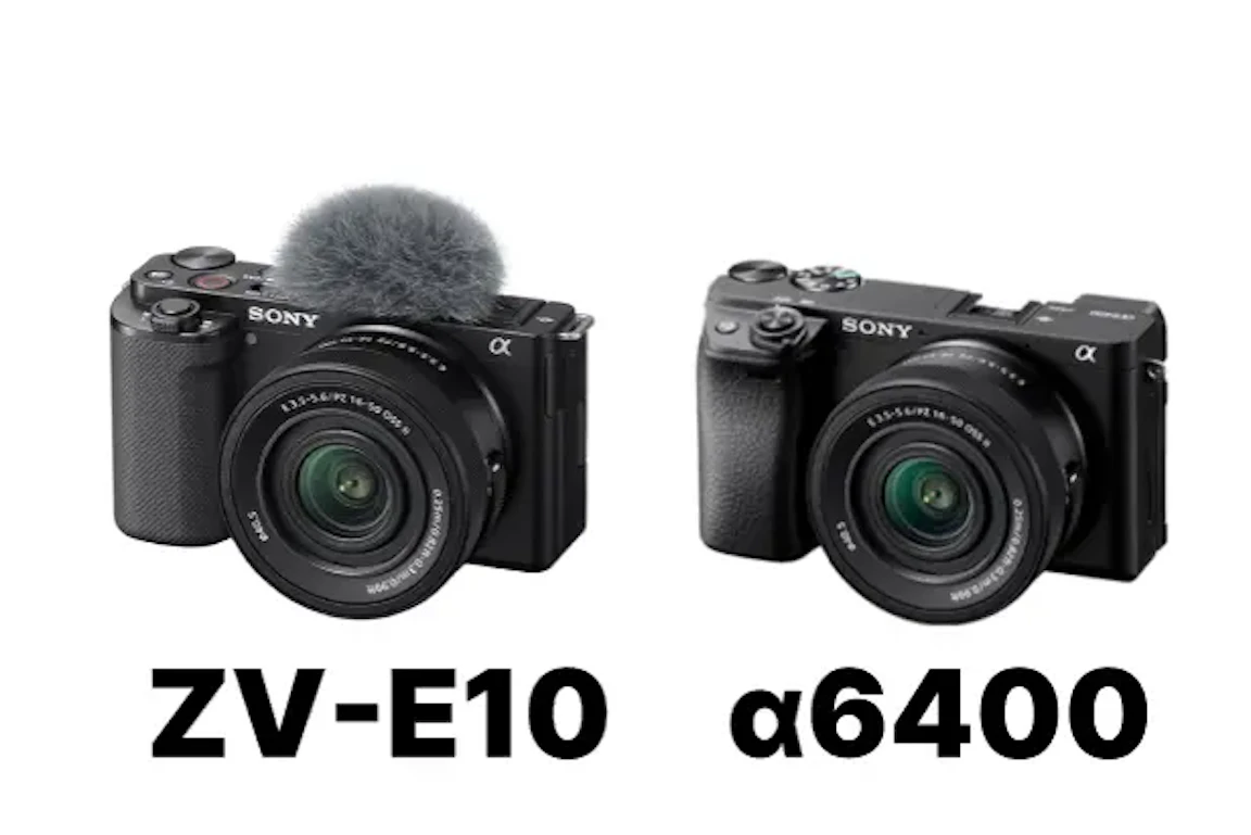 【2026年版】Sony VLOGCAM ZV-E10とα6400を徹底比較！違い・選び方・用途別おすすめまで分かる