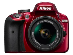 D3400 18-55 VR レンズキット "レッド"