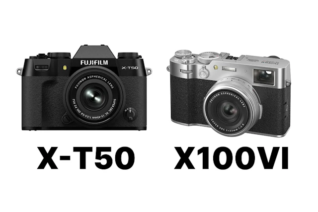 FUJIFILM X-T50とX100VIを徹底比較 レンズ交換の自由度か35mm単焦点の完成度か