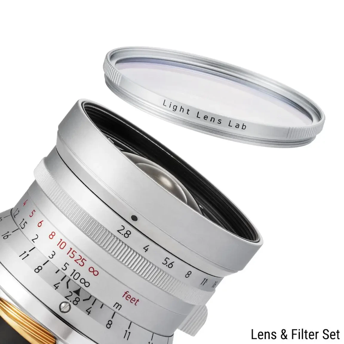 LIGHT LENS LAB M 28mm f/2.8 フィルターセット "シルバー"