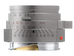 M 50mm f/2 フード・フィルター付 "チタンカラー"