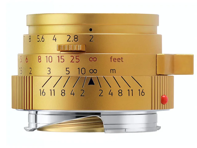 M 50mm f/2 フード・フィルター付 "ブラスゴールド"