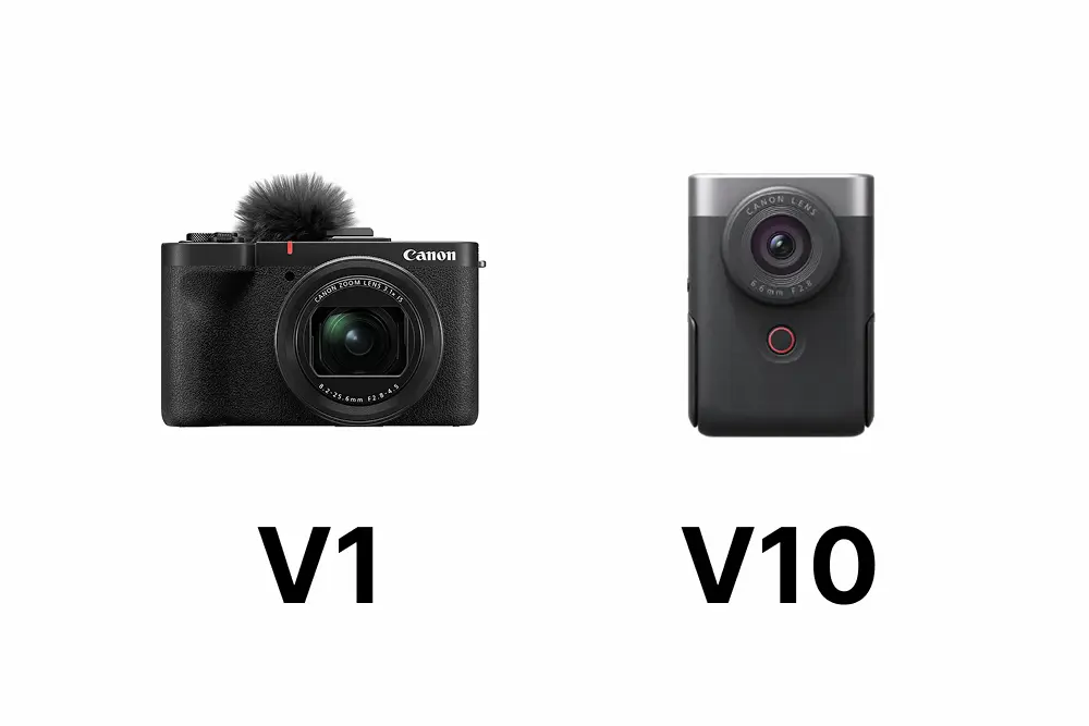 Canon PowerShot V1とPowerShot V10を徹底比較！画質・動画・携帯性 