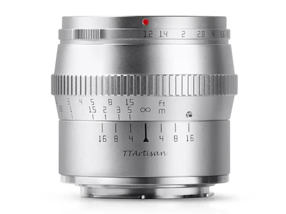 TTArtisan 50mm f/1.2 C ソニーE用 "シルバー"