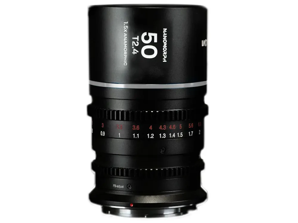 LAOWA Nanomorph 50mm T2.4 1.5x Cine Silver