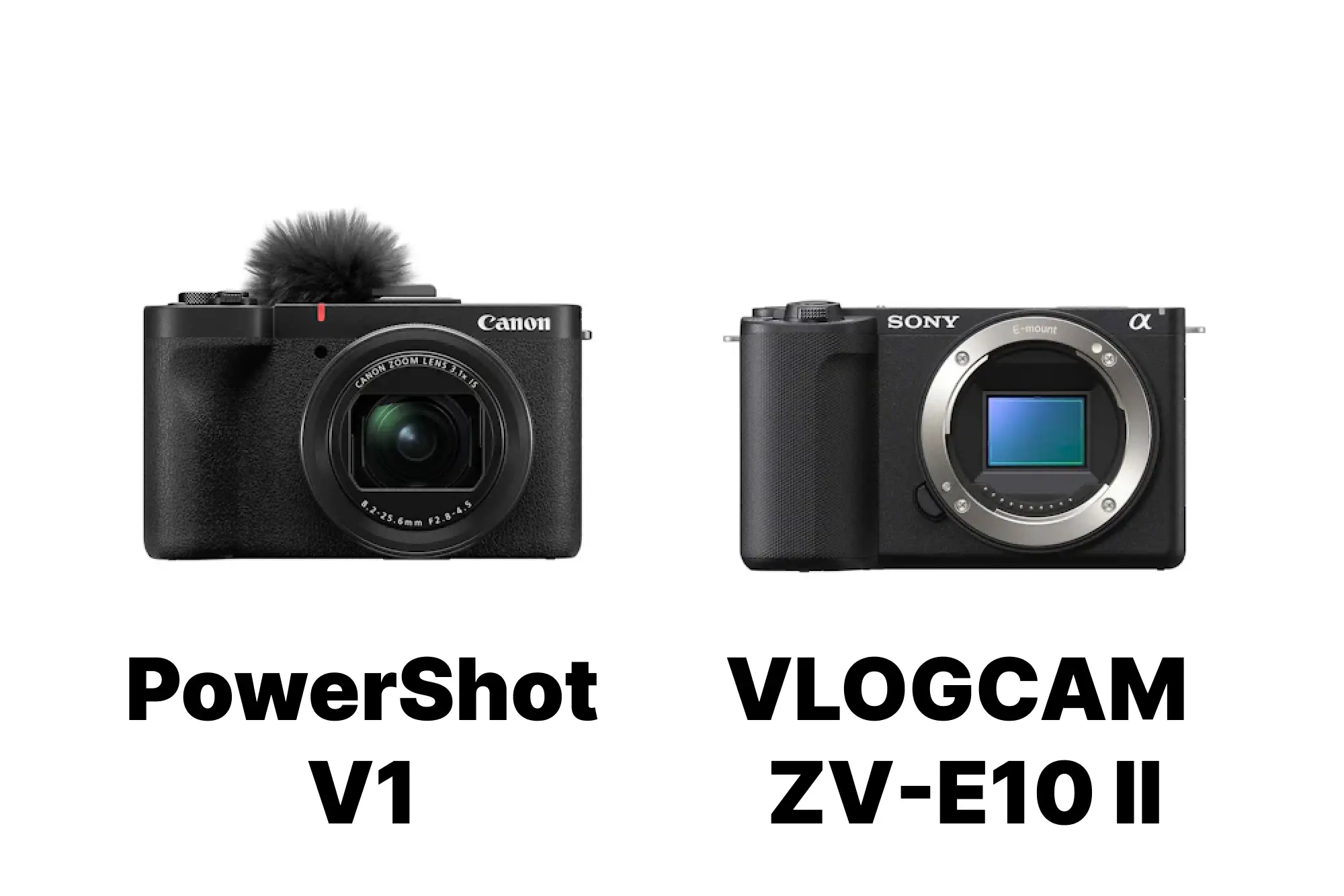 Canon PowerShot V1とSony VLOGCAM ZV-E10 IIを徹底比較！Vlog向け2 
