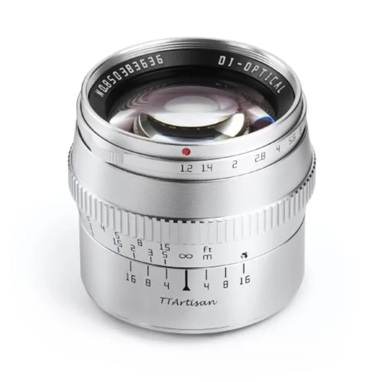 TTArtisan 50mm f/1.2 C マイクロフォーサーズ用 "シルバー"の新品/中古の在庫一覧 2枚目