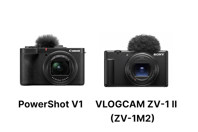 PowerShot V1とVLOGCAM ZV-1M2を徹底比較！どっちを選ぶ？画質・動画・手ブレ・携帯性・価格で違いを整理