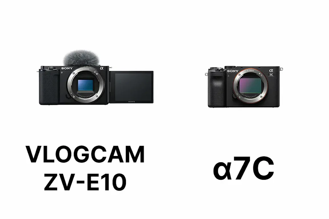 【2026年版】Sony VLOGCAM ZV-E10とα7Cを徹底比較!写真・動画・価格で選ぶ