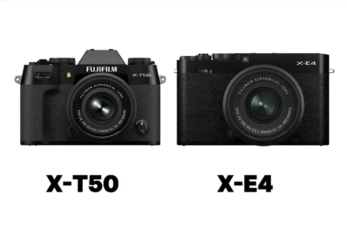【2026年版】FUJIFILM X-T50とX-E4を徹底比較!画質・手ブレ補正・動画・携帯性で選ぶベストな1台