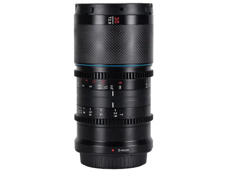 Saturn 35mm T2.9 1.6X フルフレームカーボンファイバーアナモルフィックレンズ ブルーフレア
