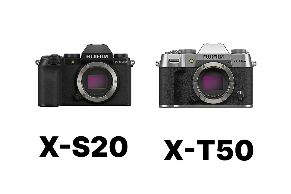 FUJIFILM X-S20とX-T50を比較まとめ!26MPの万能機か、40MPの高画質コンパクトか