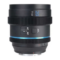 20mm T1.8 1.33X S35 AF アナモルフィックレンズ ブルーフレア ニコンZ用