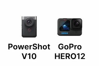Canon PowerShot V10とGoPro HERO12 Blackを比較!Vlog・旅行・水辺やスポーツ撮影で選ぶならどっち?