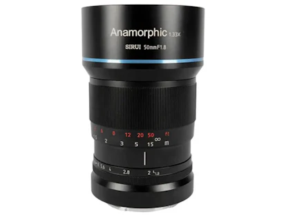 50mm F1.8 1.33X アナモルフィックレンズ マイクロフォーサーズ用