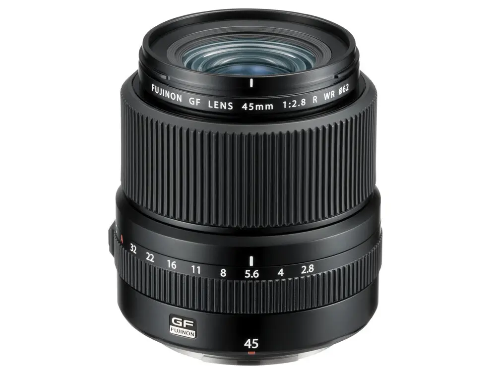 【美品】FUJIFILM GF45mm F2.8 R WR 保護フィルター付 美品】FUJIFILM GF45mm F2.8 R WR 保護フィルター付 美品