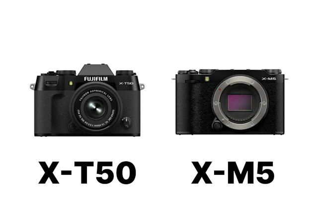 FUJIFILM X-T50とX-M5を徹底比較！写真・動画・携帯性で選ぶならどっち？