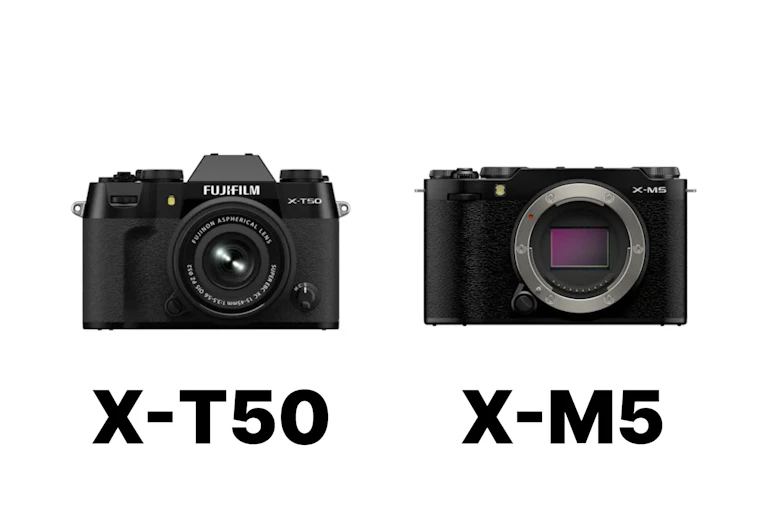 FUJIFILM X-T50とX-M5を徹底比較!写真・動画・携帯性で選ぶならどっち?