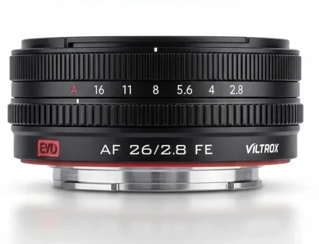 【リーク】VILTROX 26mm f/2.8 FEのリーク画像が浮上 薄型AFパンケーキが近日発表か