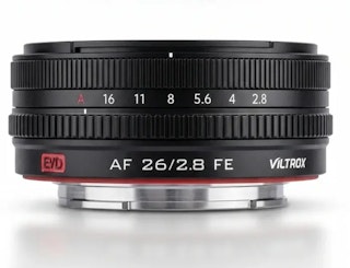 【リーク】VILTROX 26mm f/2.8 FEのリーク画像が浮上 薄型AFパンケーキが近日発表か
