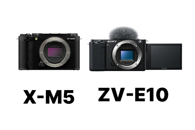 FUJIFILM X-M5とSony ZV-E10の比較まとめ 写真・動画・AF・Vlog性能の違いとおすすめを解説