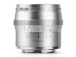 TTArtisan 50mm f/1.2 C キヤノンM用 "シルバー"