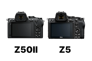 携帯性・モニターを比較|Z50IIは約125g軽い