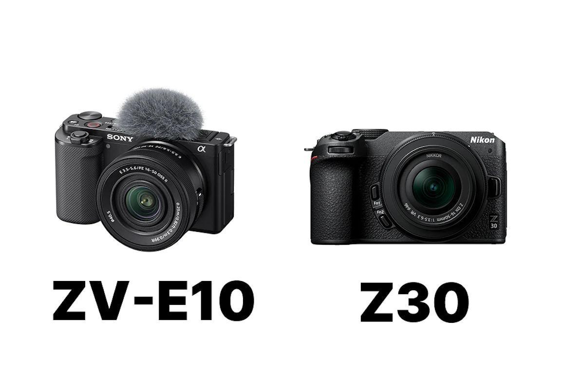 ZV-E10とNikon Z 30を比較まとめ Vlog・4K動画・写真・AF・レンズ・価格の違いとおすすめの選び方