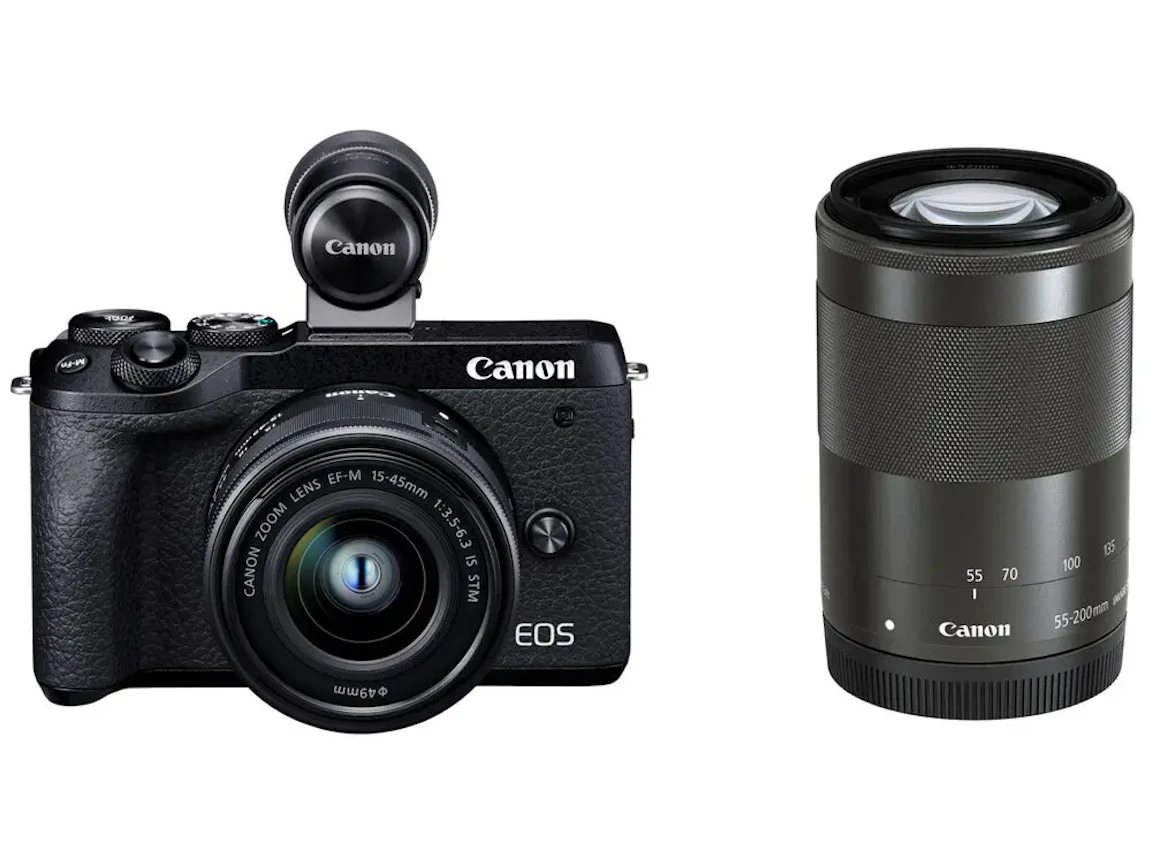 EOS M6 Mark II ダブルズームEVFキット "ブラック"
