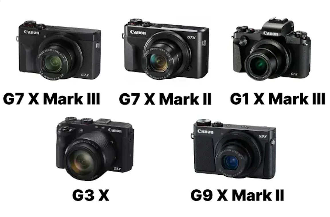Canon PowerShot Gシリーズを徹底比較!現行・定番5機種の違いと選び方が一気に分かる