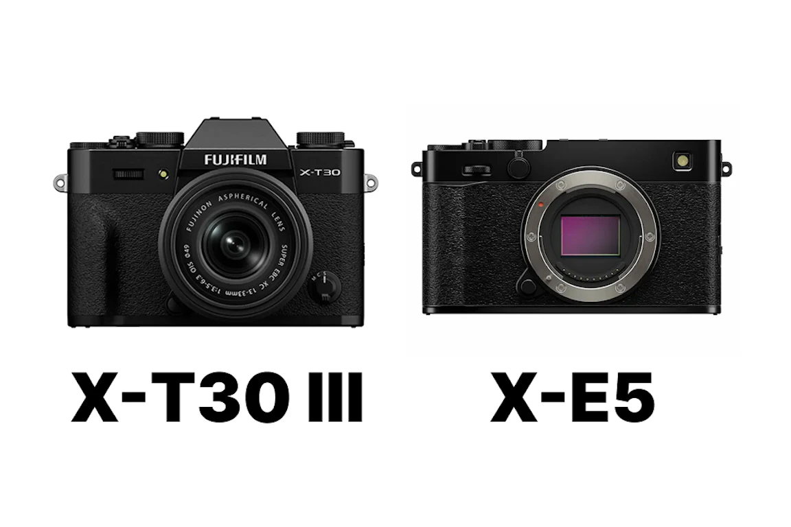 FUJIFILM X-T30 IIIとX-E5を徹底比較 どっちを選ぶべきか、画質・手ブレ・携帯性で分かる違い